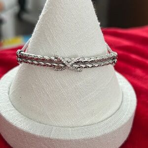 Elegant‎ designer 925 Sterling Silver Women's adjustable Bracelet